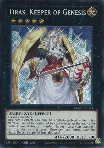 Tiras, Keeper of Genesis [BLGG-EN094] Secret Rare