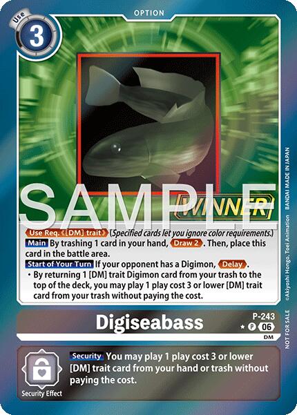 Digiseabass [P-243] (Official Store Tournament 2026 Vol. 3 Winner) [Promotional Cards]