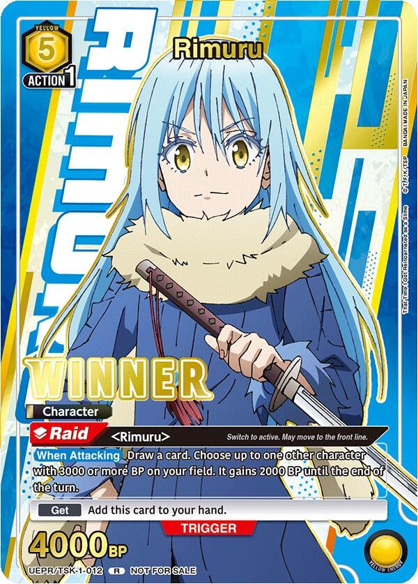 Image for Rimuru (012) (Winner) (UEPR) (UEPR/TSK-1-012) - Union Arena