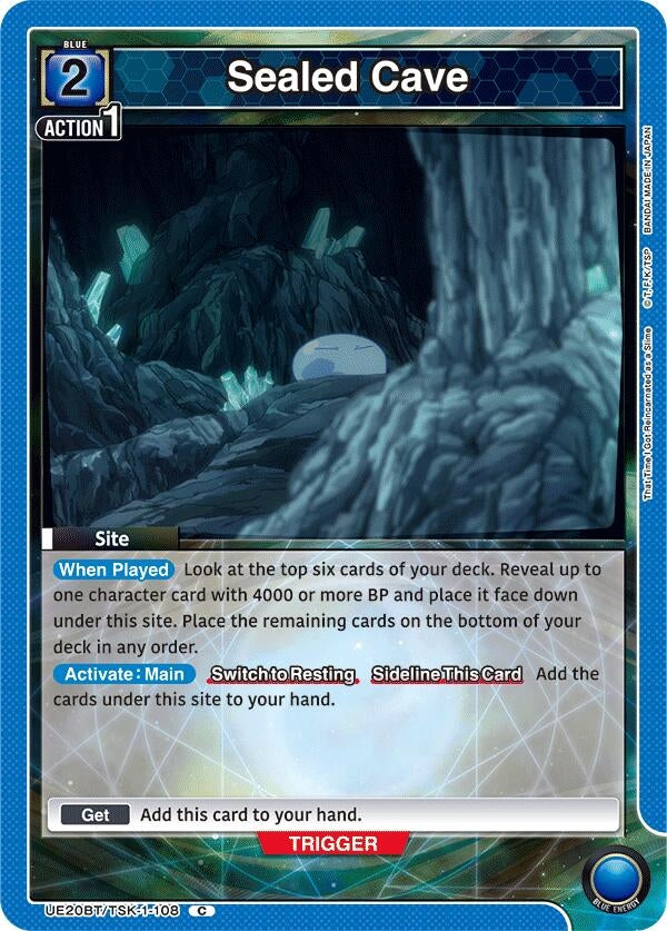 Image for Sealed Cave (UE20BT) (UE20BT/TSK-1-108) - Union Arena