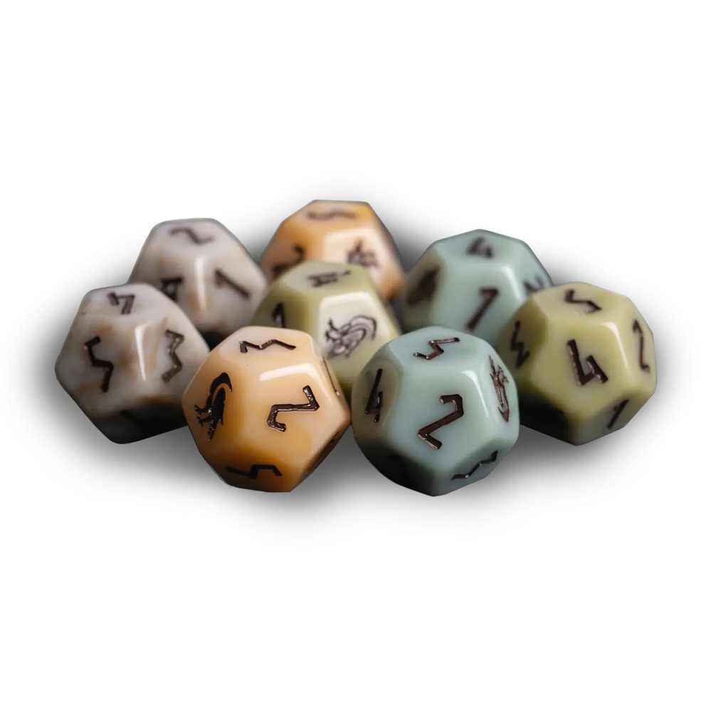 Legend in the Mist - Pebble Dice