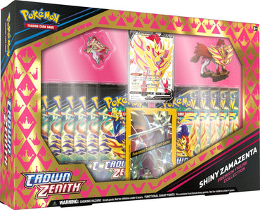 Sword & Shield: Crown Zenith - Premium Figure Collection (Shiny Zamazenta) (Box Wear, Still Sealed)