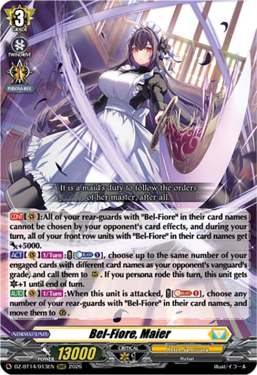 Bel-Fiore, Maier (DZ-BT14/013EN) [Envoys of the Crimson Moon]