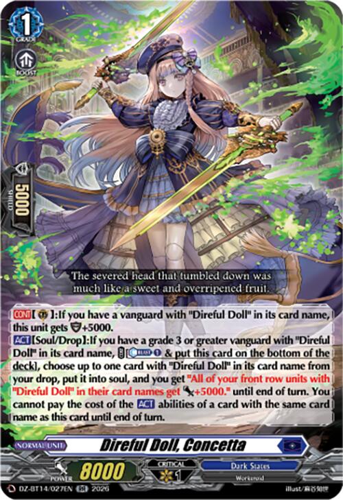 Direful Doll, Concetta (DZ-BT14/027EN) [Envoys of the Crimson Moon]