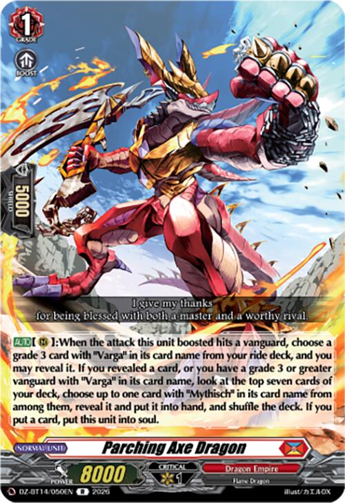 Parching Axe Dragon (DZ-BT14/050EN) [Envoys of the Crimson Moon]