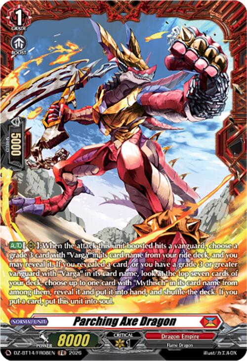 Parching Axe Dragon (DZ-BT14/FR08EN) [Envoys of the Crimson Moon]