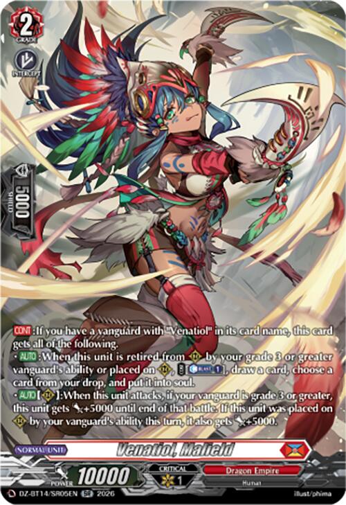 Venatiol, Malield (DZ-BT14/SR05EN) [Envoys of the Crimson Moon]