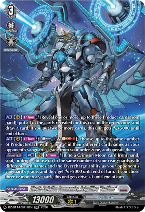 Librate Battalion Commander, Aelquilibra "Fantome" (DZ-BT14/SR18EN) [Envoys of the Crimson Moon]