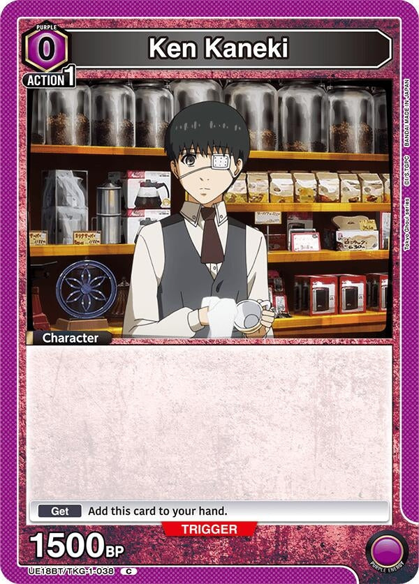Image for Ken Kaneki (Box Topper Foil) (UE18BT) (UE18BT/TKG-1-038) - Union Arena