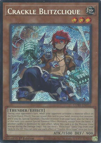 Crackle Blitzclique [CORI-EN012] Secret Rare