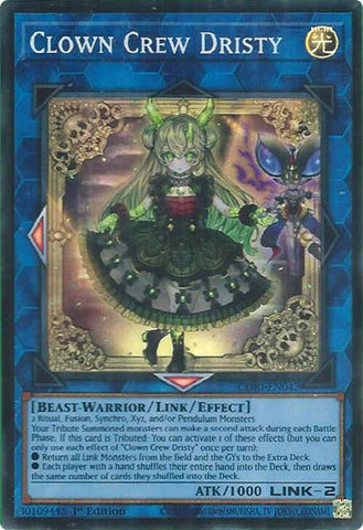 Clown Crew Dristy [CORI-EN042] Super Rare