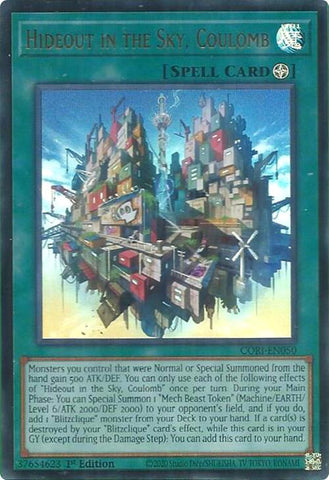 Hideout in the Sky, Coulomb [CORI-EN050] Ultra Rare
