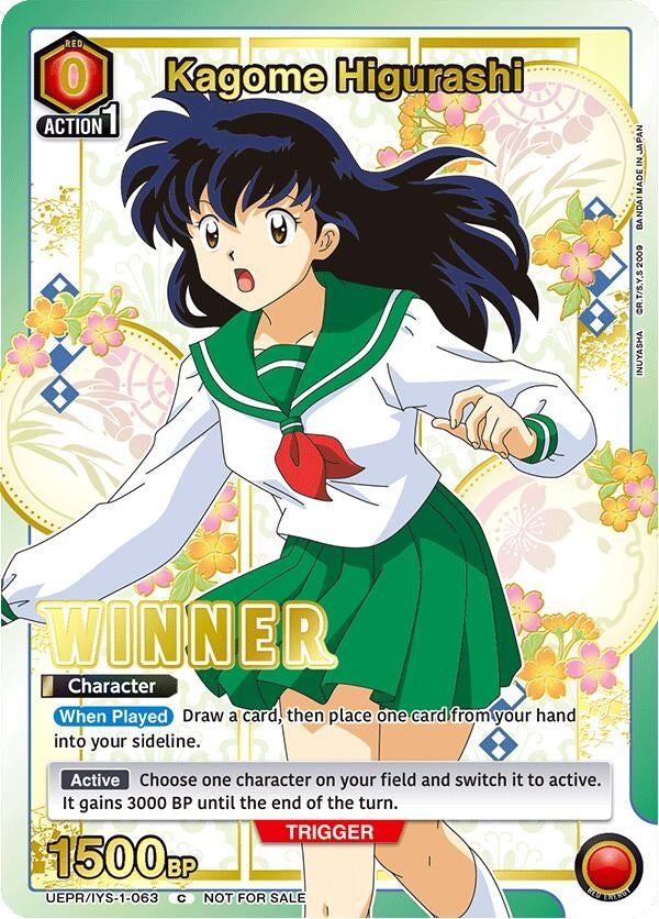 Image for Kagome Higurashi (Winner) (UEPR) (UEPR/IYS-1-063) - Union Arena