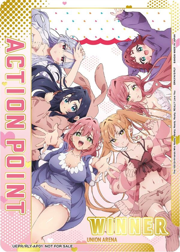 Image for Action Point Card (The 100 Girlfriends Who Really, Really, Really, Really, REALLY Love You) (Winner) (UEPR) - Union Arena