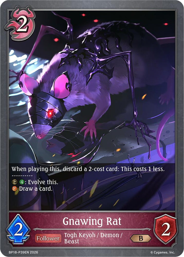 Gnawing Rat (P39EN) (Foil) (BP18-P39EN) [Neometropolis]