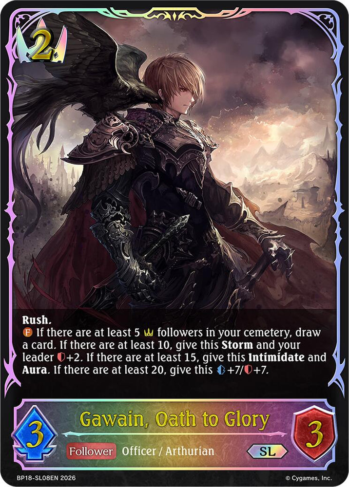 Gawain, Oath to Glory (BP18-SL08EN) [Neometropolis]