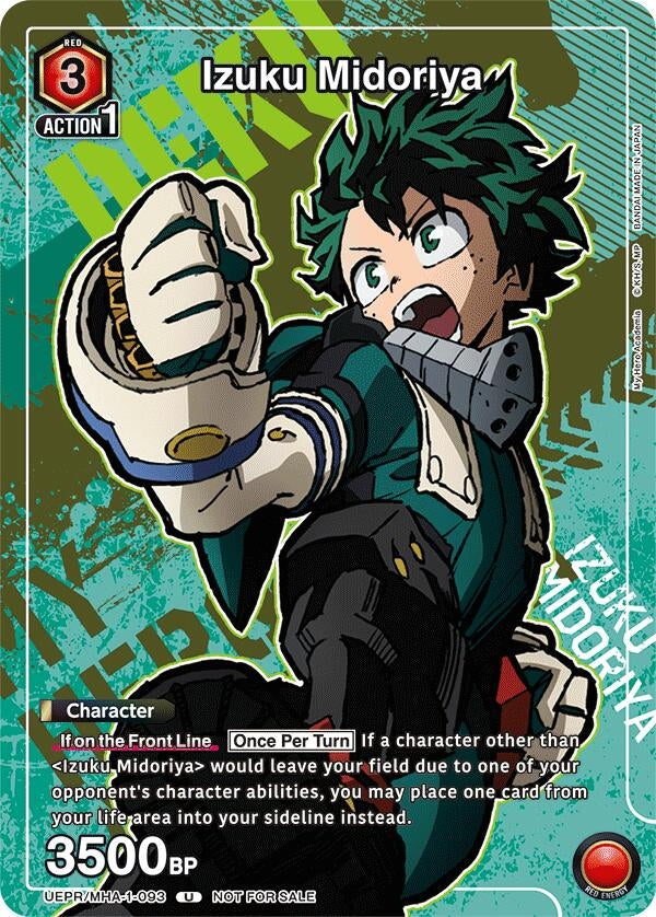 Image for Izuku Midoriya (UEPR) (UEPR/MHA-1-093) - Union Arena