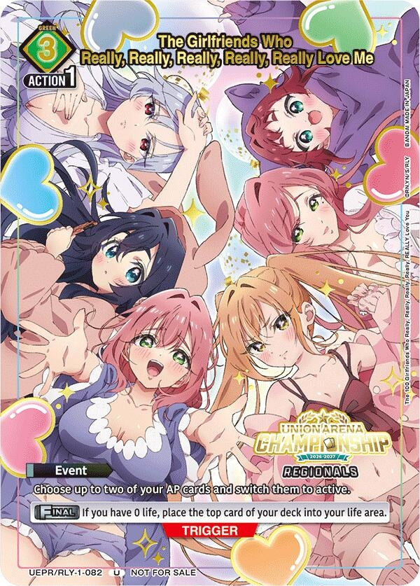 Image for The Girlfriends Who Really, Really, Really, Really, Really Love Me (Regionals 26-27) (UEPR) (UE21BT/RLY-1-082) - Union Arena