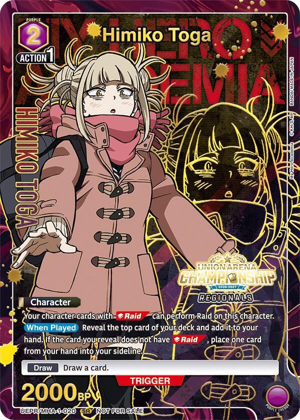 Image for Himiko Toga (Regionals 26-27) (UEPR) (UEPR/MHA-1-020) - Union Arena