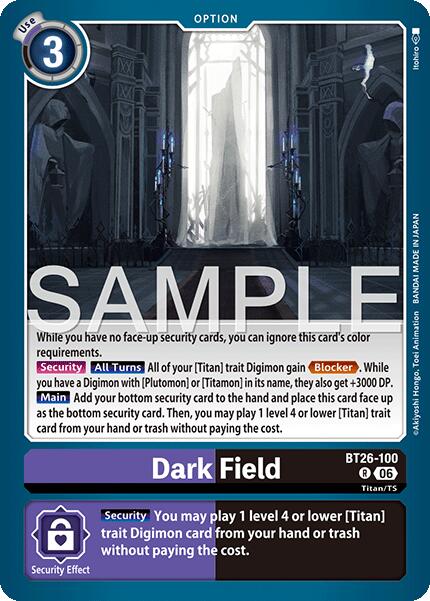 Dark Field [BT26-100] [Timeless Bonds]
