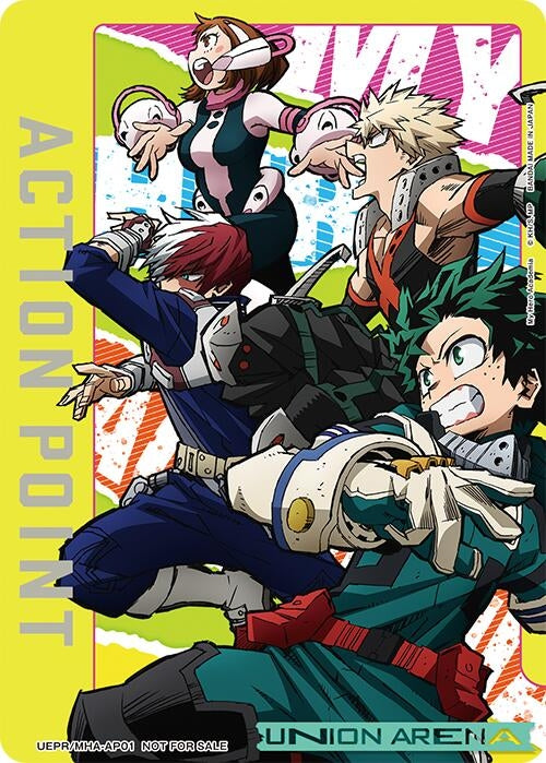 Image for Action Point Card (AP01) (Special Promotion Pack 2026 Vol. 2) (My Hero Academia)) (UEPR) (UEPR/MHA-AP01) - Union Arena