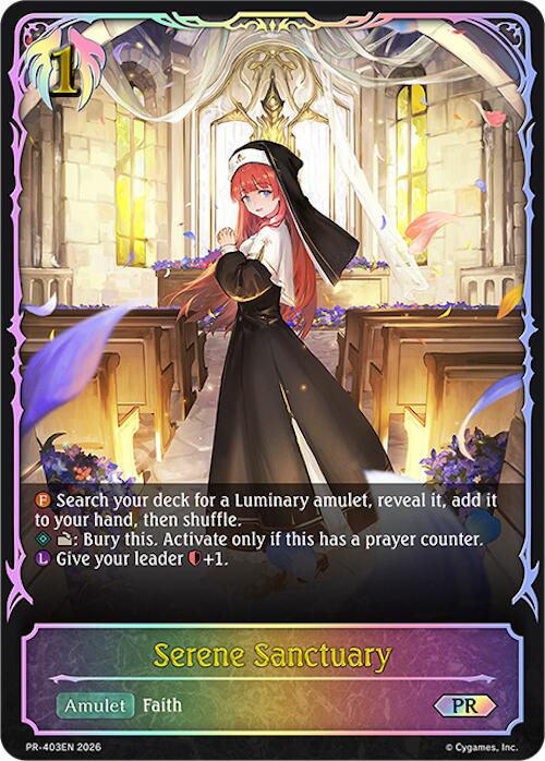 Serene Sanctuary (PR-403EN) [Promotional Cards]