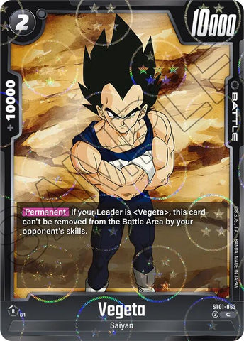 Vegeta (ST01-063) (Dragon Ball Pattern) [Story Booster 01]