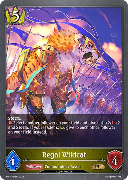 Regal Wildcat (PR-440EN) [Promotional Cards]