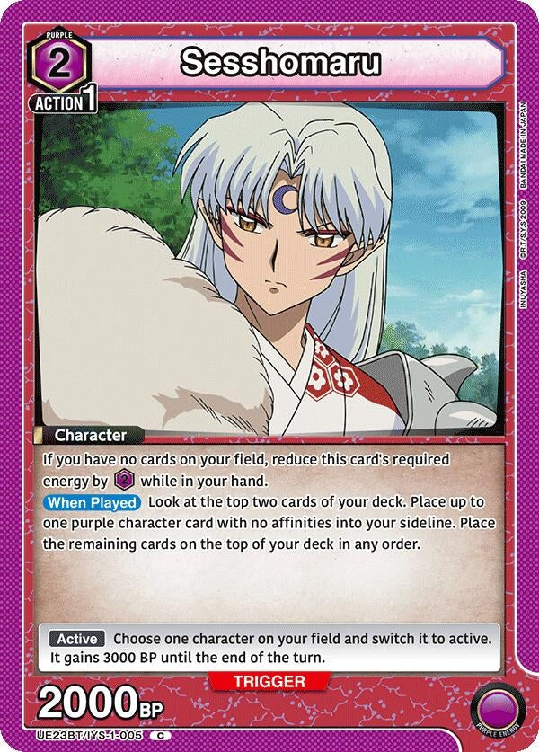 Image for Sesshomaru (005) (UE23BT) (UE23BT/IYS-1-005) - Union Arena