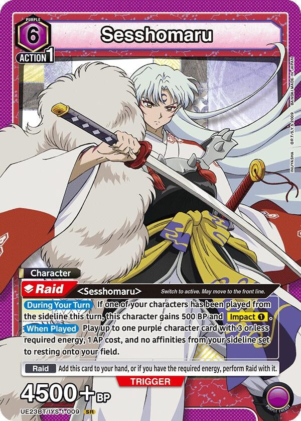 Image for Sesshomaru (009) (UE23BT) (UE23BT/IYS-1-009) - Union Arena
