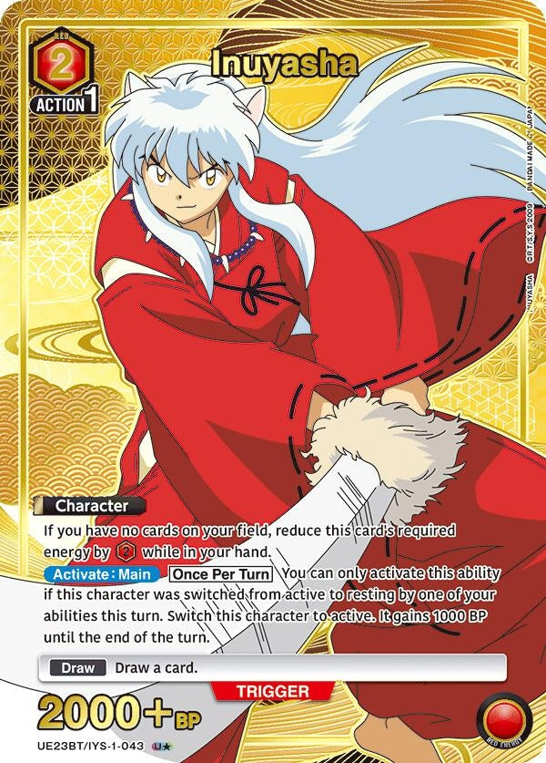 Image for Inuyasha (043) (U*) (UE23BT) (UE23BT/IYS-1-043) - Union Arena