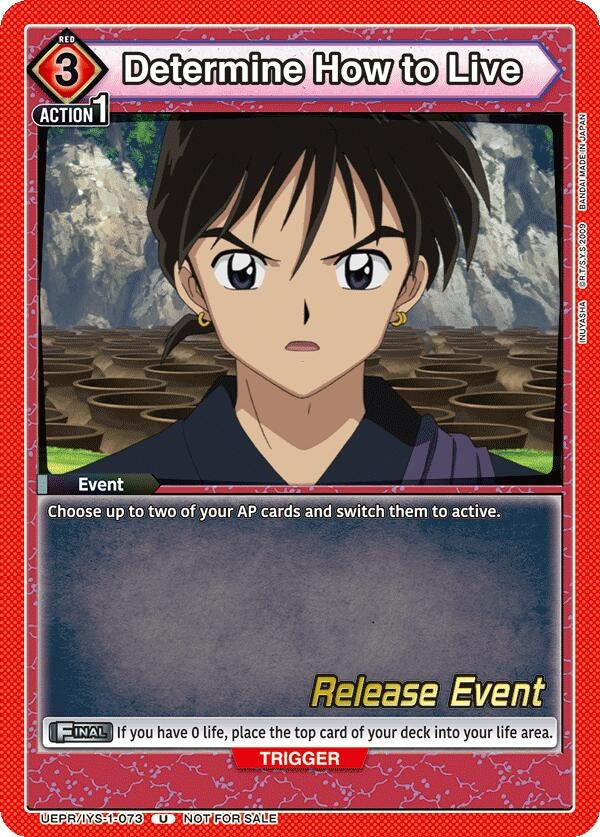 Image for Determine How to Live (UE23BT_RE) (UEPR/IYS-1-073) - Union Arena