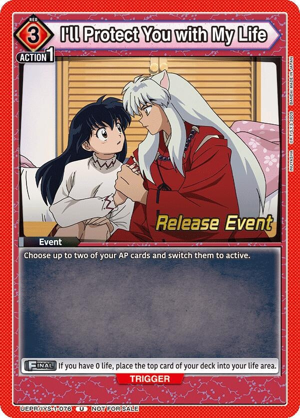 Image for I'll Protect You with My Life (UE23BT_RE) (UEPR/IYS-1-076) - Union Arena
