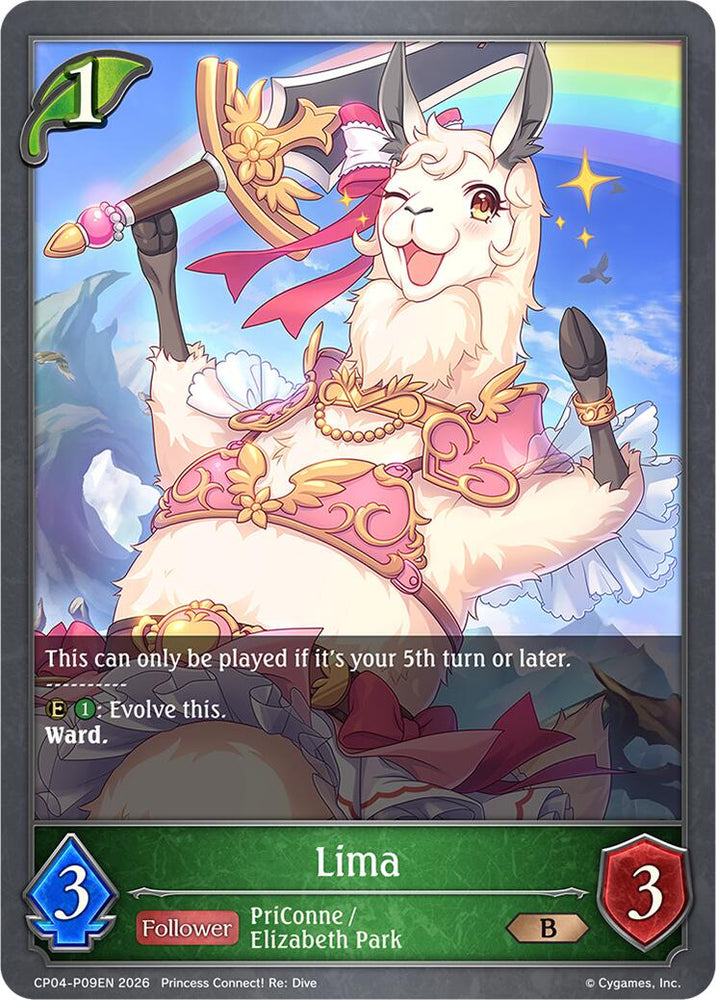 Lima - P09EN (Foil) (CP04-P09EN) [Princess Connect! Re: Dive]