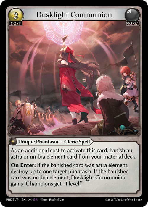 Dusklight Communion (9) [.asphodel/paradise Event Pack]