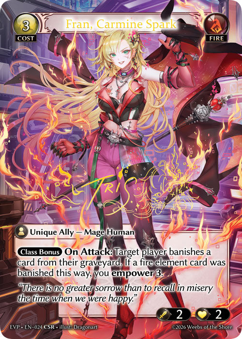 Fran, Carmine Spark (24) [.asphodel/paradise Event Pack]