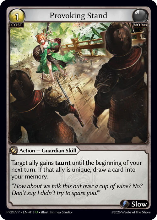 Provoking Stand (18) [.asphodel/paradise Event Pack]