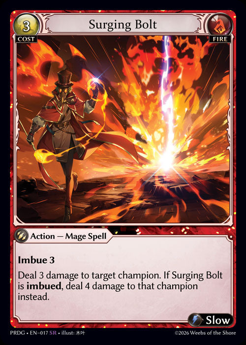 Surging Bolt (17) [.asphodel/paradise Grimoire]