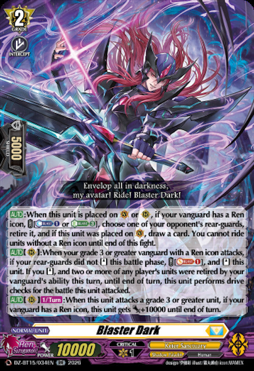 Blaster Dark (DZ-BT15/034EN) [Strike of Illusionary Shadows]