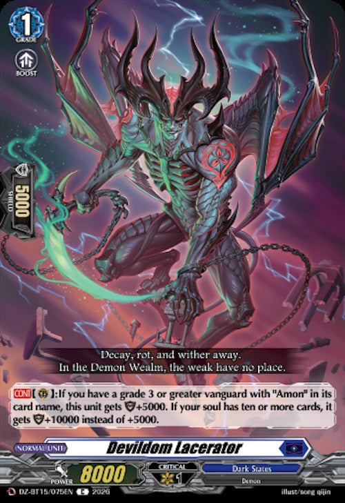 Devildom Lacerator (DZ-BT15/075EN) [Strike of Illusionary Shadows]