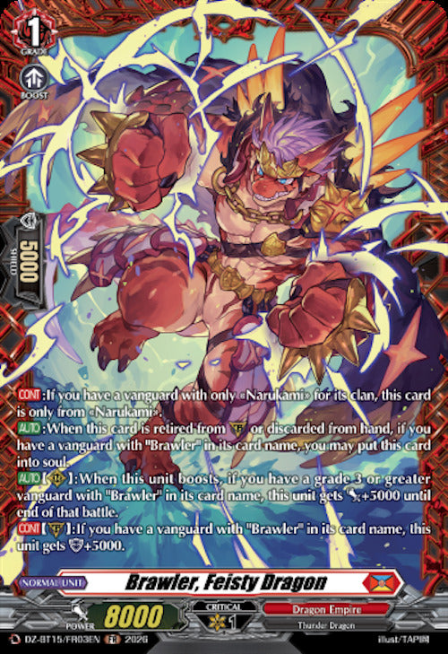 Brawler, Feisty Dragon (DZ-BT15/FR03EN) [Strike of Illusionary Shadows]