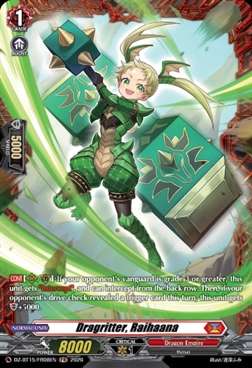 Dragritter, Raihaana (DZ-BT15/FR08EN) [Strike of Illusionary Shadows]