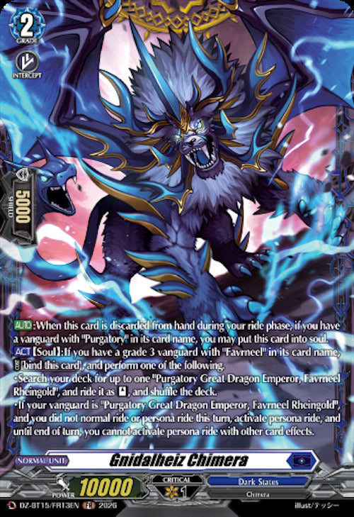 Gnidalheiz Chimera (DZ-BT15/FR13EN) [Strike of Illusionary Shadows]