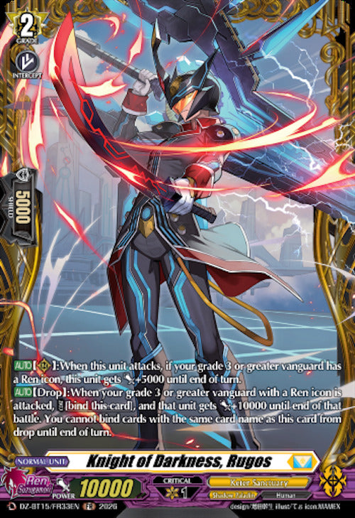 Knight of Darkness, Rugos (DZ-BT15/FR33EN) [Strike of Illusionary Shadows]