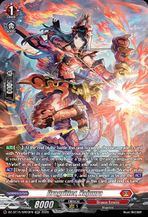 Dragritter, Najuura (DZ-BT15/SR03EN) [Strike of Illusionary Shadows]