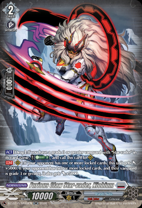 Furious Claw Star-vader, Niobium (DZ-BT15/SR20EN) [Strike of Illusionary Shadows]