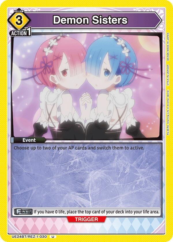 Image for Demon Sisters (UE24BT) (UE24BT/REZ-1-030) - Union Arena