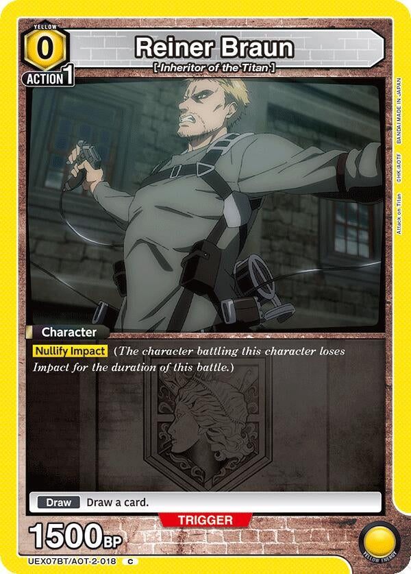 Image for Reiner Braun (UEX07BT) (UEX07BT/AOT-2-018) - Union Arena
