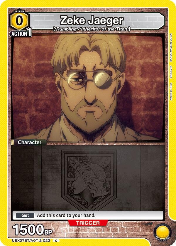 Image for Zeke Jaeger (023) (UEX07BT) (UEX07BT/AOT-2-023) - Union Arena
