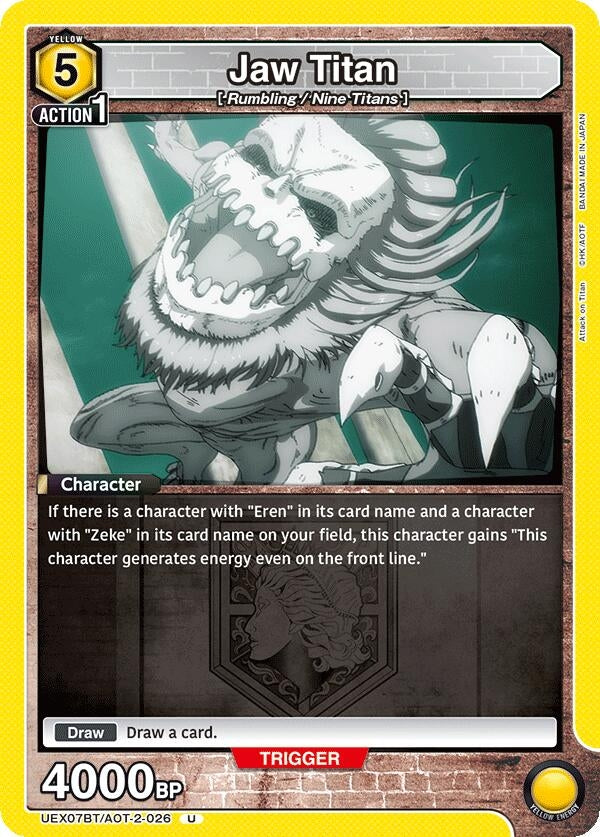 Image for Jaw Titan (UEX07BT) (UEX07BT/AOT-2-026) - Union Arena